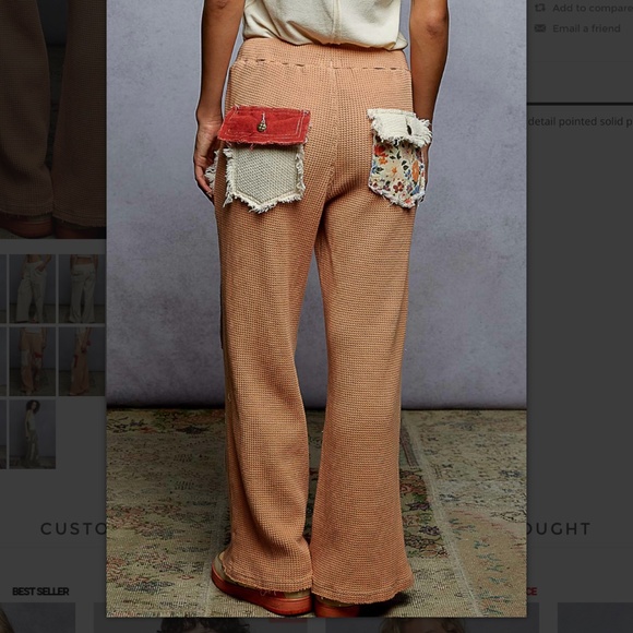 POL “ Jess 2 “ POL Thermal and Camo Printed Contrast Pants 65 - Picture 2 of 4